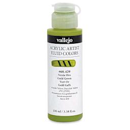 Vallejo Fluid Acrylic - Gold Green, 100 ml