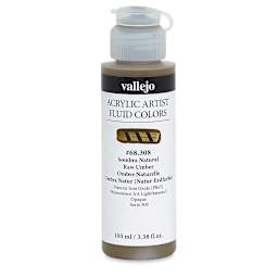 Vallejo Fluid Acrylic - Raw Umber, 100 ml