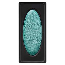 Richeson Collegiate Semi-Moist Watercolor Pans - closeup of Light Green Blue pan
