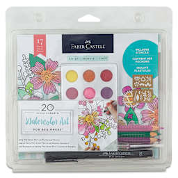 Faber-Castell Watercolor Art for Beginners Kit - Front of blister package