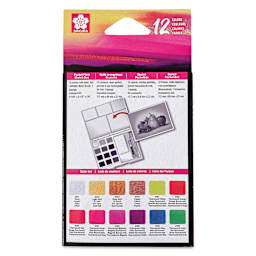 Koi Creative Art Colors Sketch Watercolor Set - Set of 12 w/Brush box back