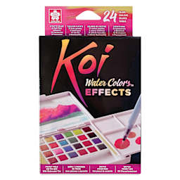 Koi Creative Art Colors Sketch Watercolor Set - Set of 24 w/Brush box front