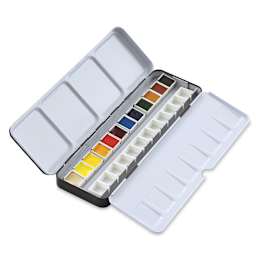 Daniel Smith Watercolor Half Pan - Set of 12, Metal Box, Assorted