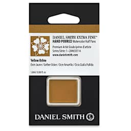 Daniel Smith Extra Fine Watercolor Half Pan - Yellow Ochre