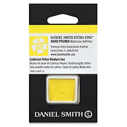 Daniel Smith Extra Fine Watercolor Half Pan - Cadmium Yellow Medium Hue