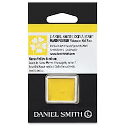 Daniel Smith Extra Fine Watercolor Half Pan - Hansa Yellow Medium