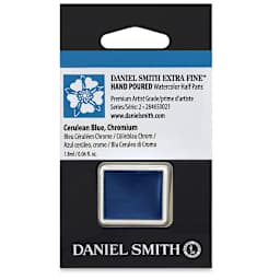 Daniel Smith Extra Fine Watercolor Half Pan - Cerulean Blue Chromium