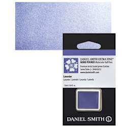 Daniel Smith Extra Fine Watercolor Half Pan - Lavender and swatch