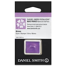 Daniel Smith Extra Fine Watercolor Half Pan - Wisteria, front cover
