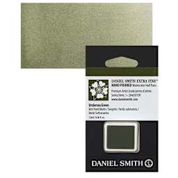 Daniel Smith Extra Fine Watercolor Half Pan - Undersea Green and swatch