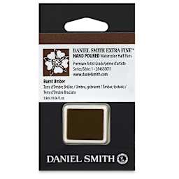 Daniel Smith Extra Fine Watercolor Half Pan - Burnt Umber