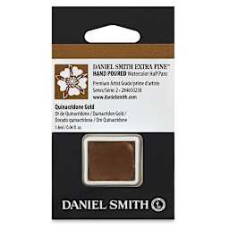 Daniel Smith Extra Fine Watercolor Half Pan - Quinacridone Gold