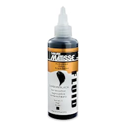 Matisse Fluid Acrylic - Carbon Black, 135 ml