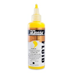Matisse Fluid Acrylic - Cadmium Yellow Medium, 135 ml
