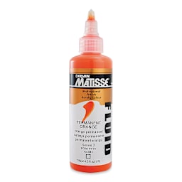 Matisse Fluid Acrylic - Permanent Orange, 135 ml