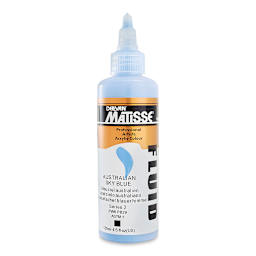 Matisse Fluid Acrylic - Australian Sky Blue, 135 ml