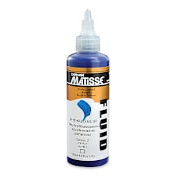 Matisse Fluid Acrylic - Phthalo Blue, 135 ml