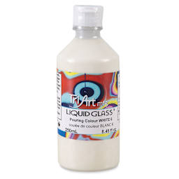 Tri-Art Liquid Glass Acrylic Pouring Color - White, 250 ml