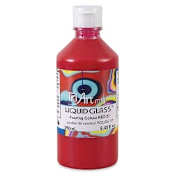 Tri-Art Liquid Glass Acrylic Pouring Color - Red, 250 ml