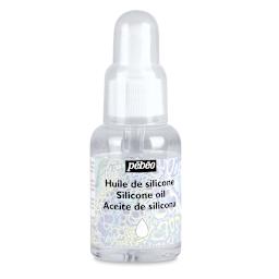 Pebeo Silicone Oil - Front of 50 ml bottle with dropper cap