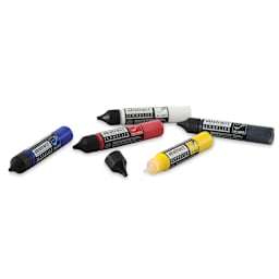 Sennelier Abstract 3D Liner - Components of Discovery Set shown with Yellow cap removed