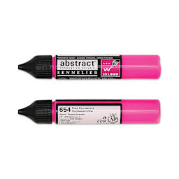 Sennelier Abstract 3D Liner - Fluorescent Pink, 27 ml