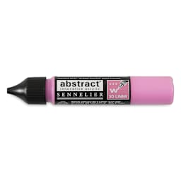 Sennelier Abstract 3D Liners - Single Pink Liner Bottle shown horizontally