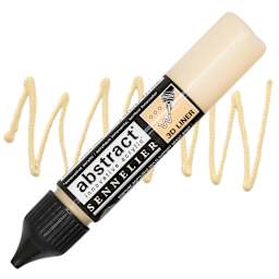Sennelier Abstract 3D Liner - Flesh Ochre 27 ml bottle and swatch