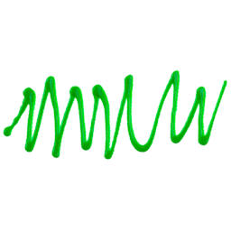 Sennelier Abstract 3D Liner - Fluorescent Green swatch