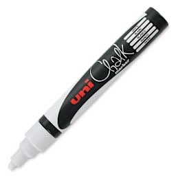 Uni Chalk Marker - White, 5 mm