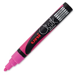 Uni Chalk Marker - Fluorescent Pink, 5 mm