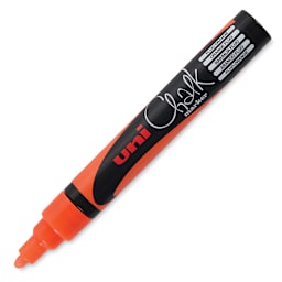 Uni-Ball Uni Chalk Marker - Fluorescent Orange, 5 mm
