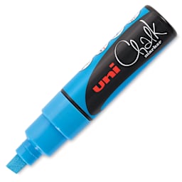Uni Chalk Marker - Light Blue, 8 mm