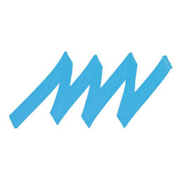 Uni-Ball Uni Chalk Marker - Light Blue, 8 mm swatch