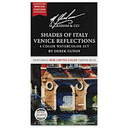 M. Graham Artists' Watercolors - Set of 6, Shades of Italy Venice Reflections front of package