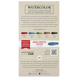 M. Graham Artists' Watercolors - Set of 6, Shades of Italy Venice Reflections back of package