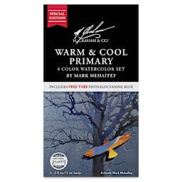 M. Graham Artists' Watercolor - Warm and Cool, Set of 6, 15 ml front of package