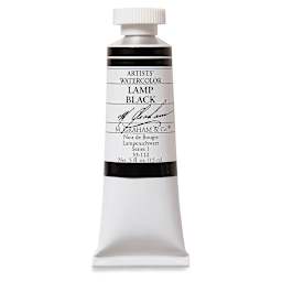 M. Graham Artists' Watercolor - Lamp Black, 15 ml tube