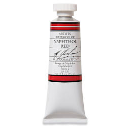 M. Graham Artists' Watercolor - Naphthol Red, 15 ml Tube