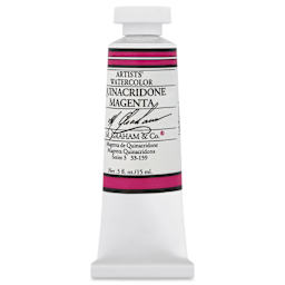 M. Graham Artists' Watercolor - Quinacridon Magenta, 15 ml Tube