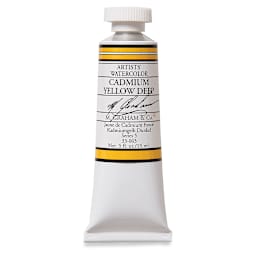 M. Graham Artists' Watercolor - Cadmium Yellow Deep, 15 ml Tube
