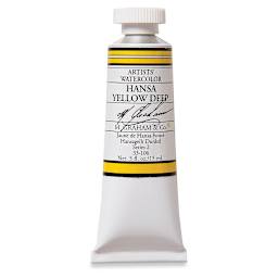 M. Graham Artists' Watercolor - Hansa Yellow Deep, 15 ml tube