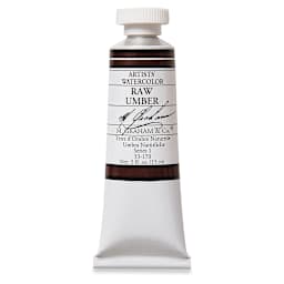 M. Graham Artists' Watercolor - Raw Umber, 15 ml tube