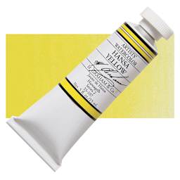 M. Graham Artists' Watercolor - Hansa Yellow, 15 ml Tube and swatch