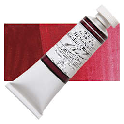 M. Graham Artists' Watercolor - Permanent Alizarin Crimson, 15 ml tube and swatch