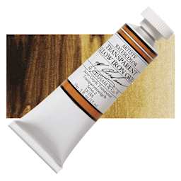 M. Graham Artists' Watercolor - Transparent Yellow Oxide, 15 ml Tube and swatch