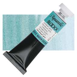 Blockx Artists' Watercolor - Cerulean Gray, 15 ml Tube and swatch