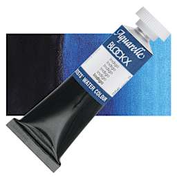 Blockx Artists' Watercolor - Indigo, 15 ml Tube and swatch