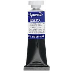 Blockx Artists' Watercolor - Cobalt Blue Dark, 15 ml Tube