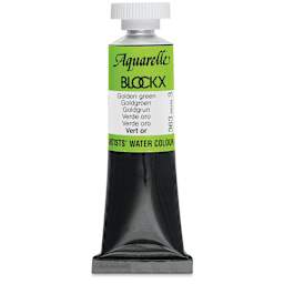 Blockx Artists' Watercolor - Golden Green, 15 ml Tube